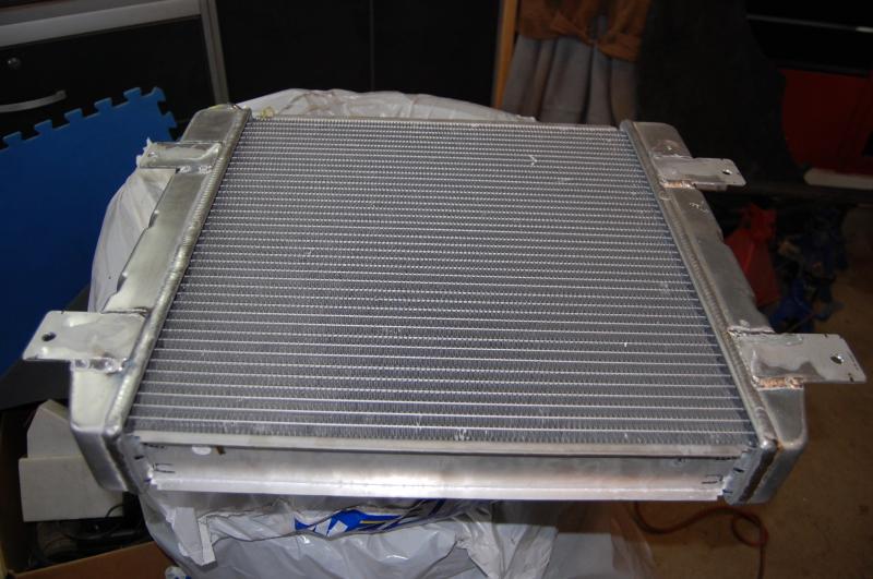 Radiator and Fan are now&nbsp;Mounted